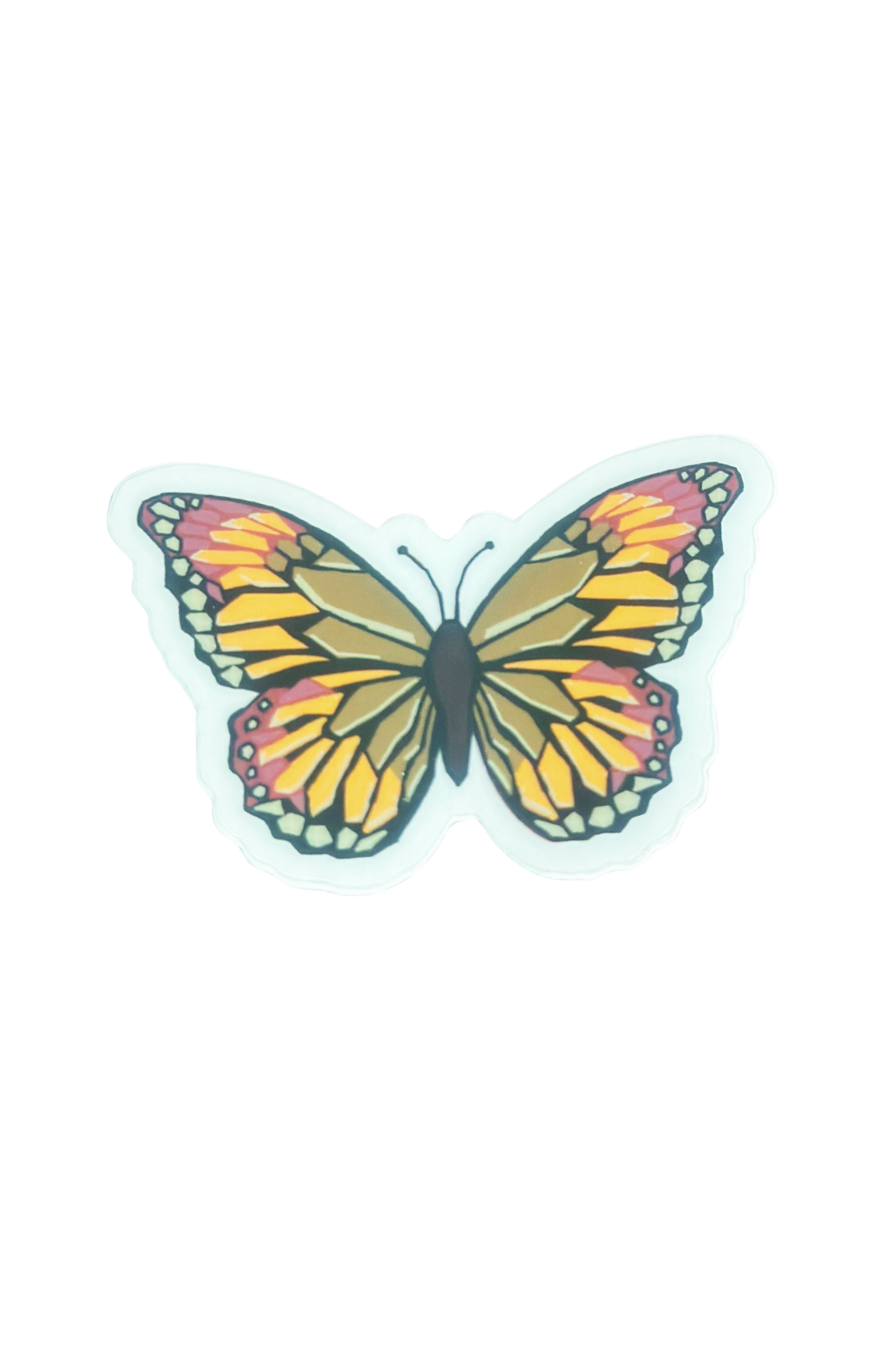 Butterfly- Clear Vinyl Sticker