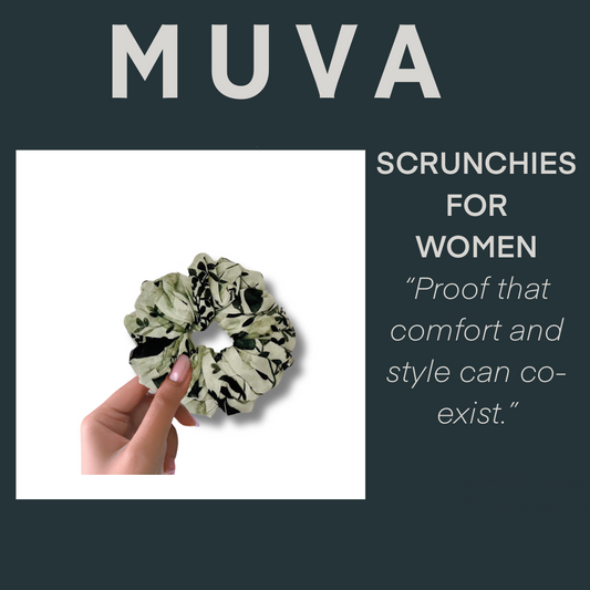 Luxury Large Scrunchie - Moss&Ivy