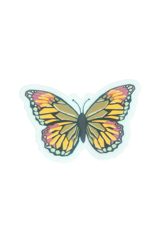 Butterfly- Clear Vinyl Sticker